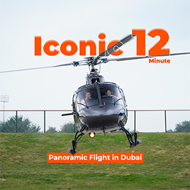 Iconic – 12-Minute Panoramic Flight in Dubai