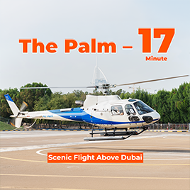 The Palm – 17-Minute Scenic Flight Above Dubai