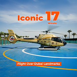 Iconic – 17-Minute Flight Over Dubai Landmarks