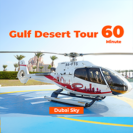 Gulf Desert Tour – 60-Minute Dubai Sky Exploration