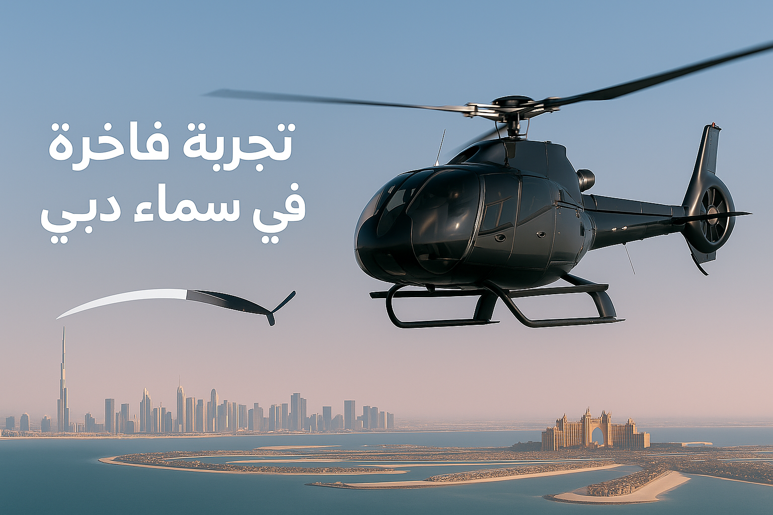 ايجار هليكوبتر في دبي: الأسعار والمزايا
